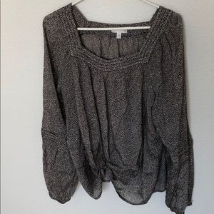 LC Lauren Conrad blouse long sleeves